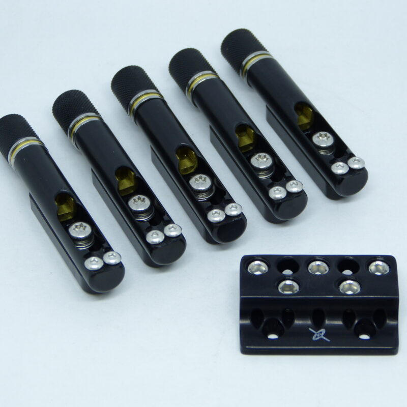 Ponte 5 cordas para baixo headless com base individual e headpiece